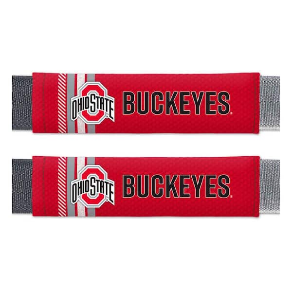 Ohio State Buckeyes Team Color Rally Seatbelt Pad - (2-Pieces)