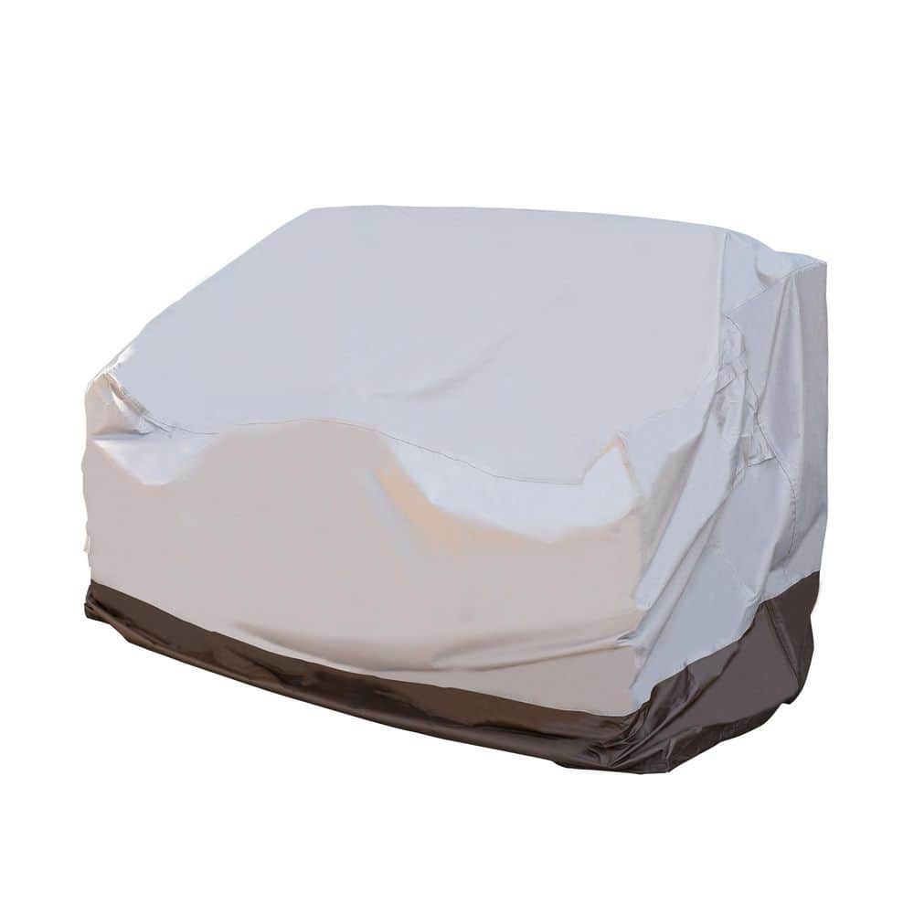 OVIOS 58.3 in. L x 36.3 in. W x 34 in. H Beige Patio Furniture Cover