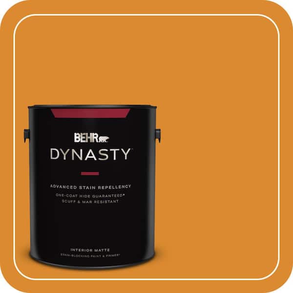 BEHR DYNASTY 1 gal. #280B-7 Status Bronze Matte Interior Stain-Blocking Paint & Primer