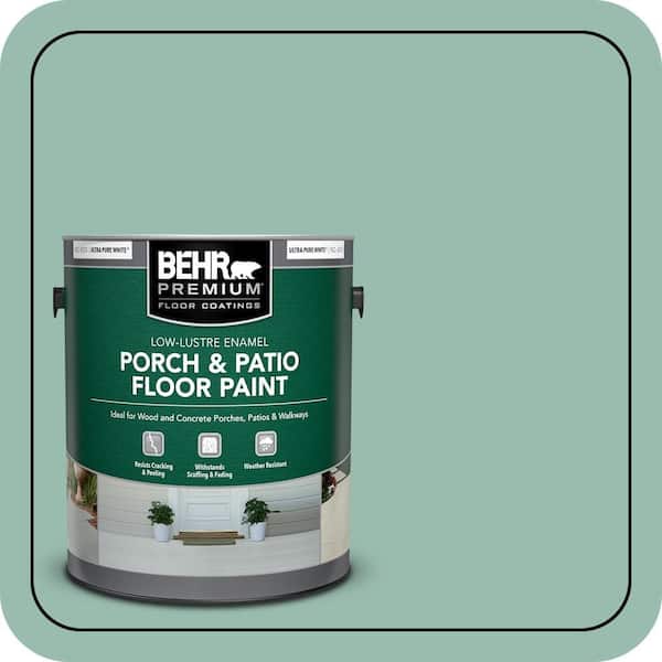 1 gal. #M430-4 Sunstone Low-Lustre Enamel Interior/Exterior Porch and Patio Floor Paint