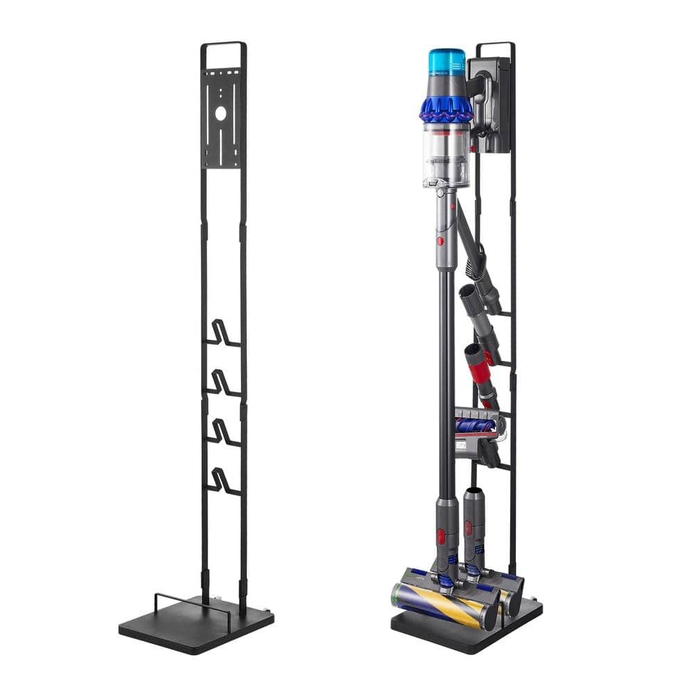 Cordless Vacuum Stand with Wheels 50 in. Steel Holder 4 Hooks Weighted Base Stick Vacuum Organizer price history on PriceWatchPro