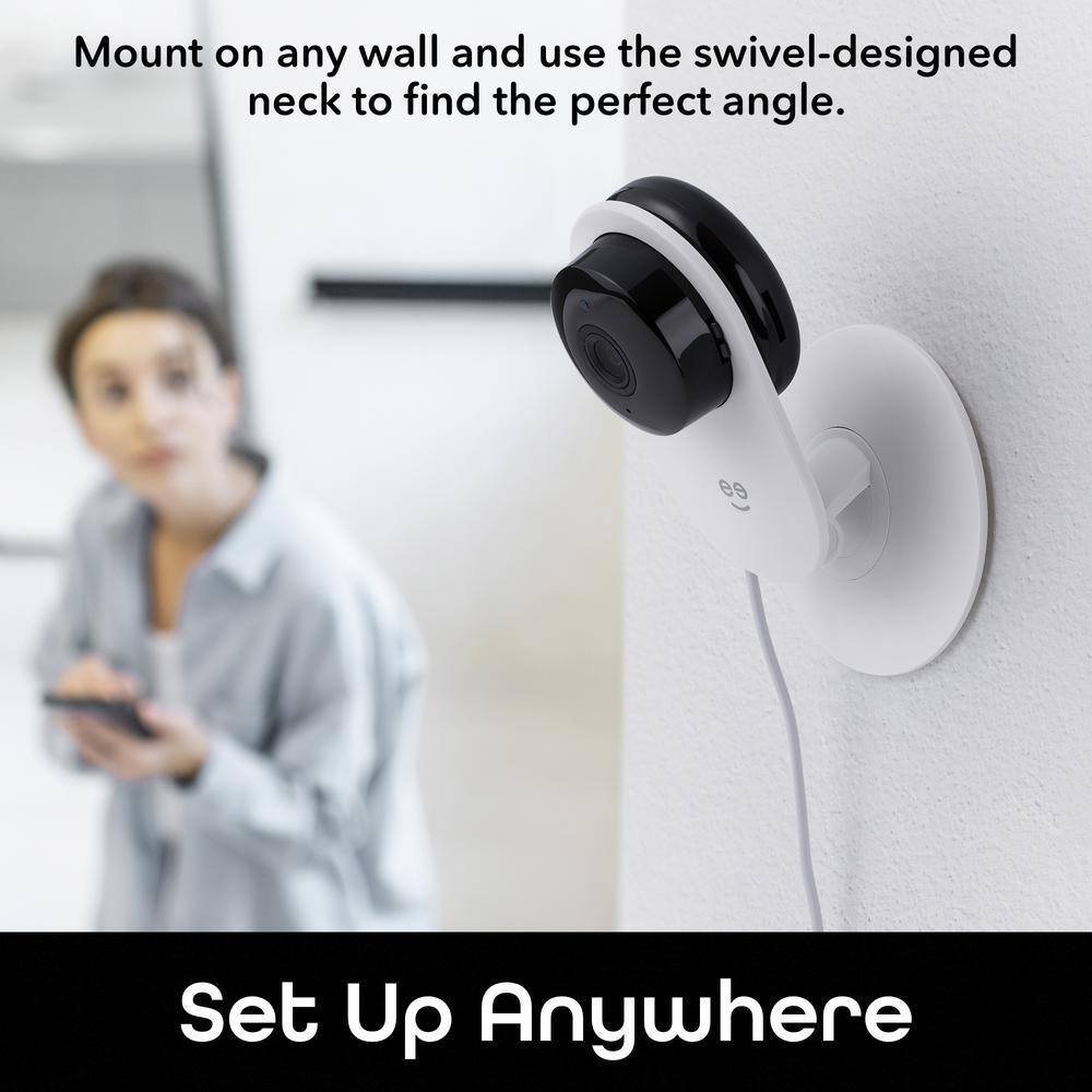 Geeni Glimpse 1080p HD White Wireless Indoor Security Camera 2-Pack