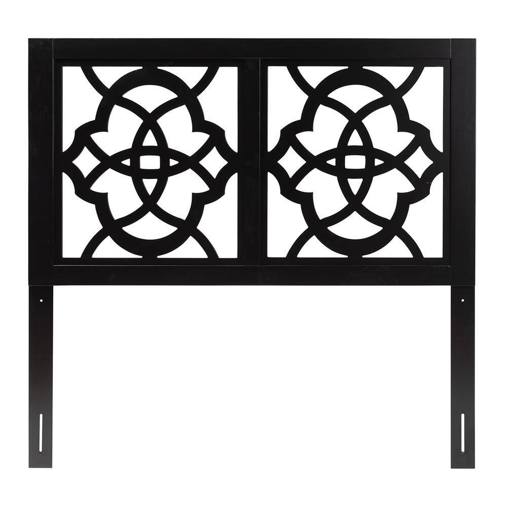 Glaucia Modern Dark Brown Wood King Size Headboard
