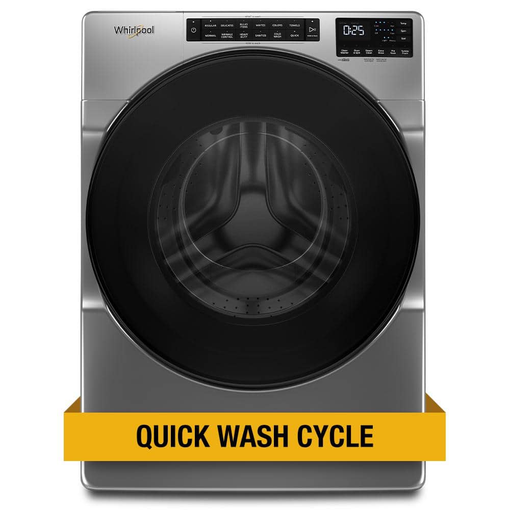 Whirlpool 4.5 cu. ft. Front Load Washer with Steam, Quick Wash Cycle