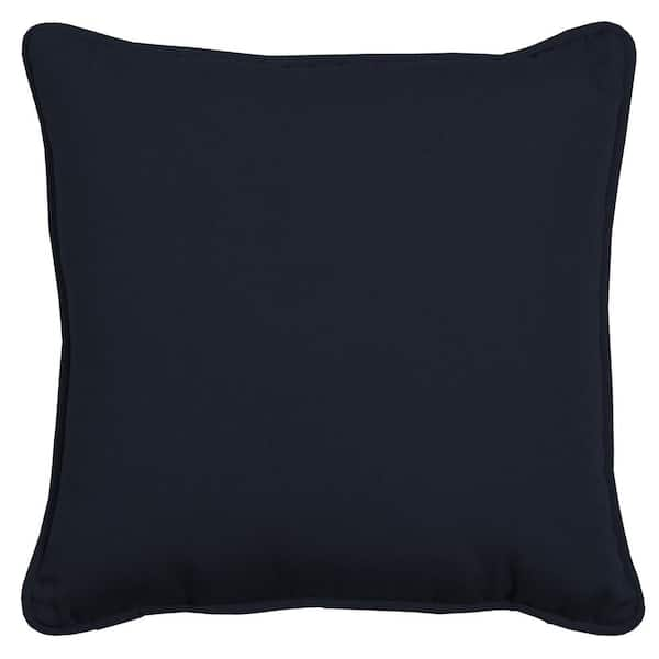 Black and blue outdoor pillows sale