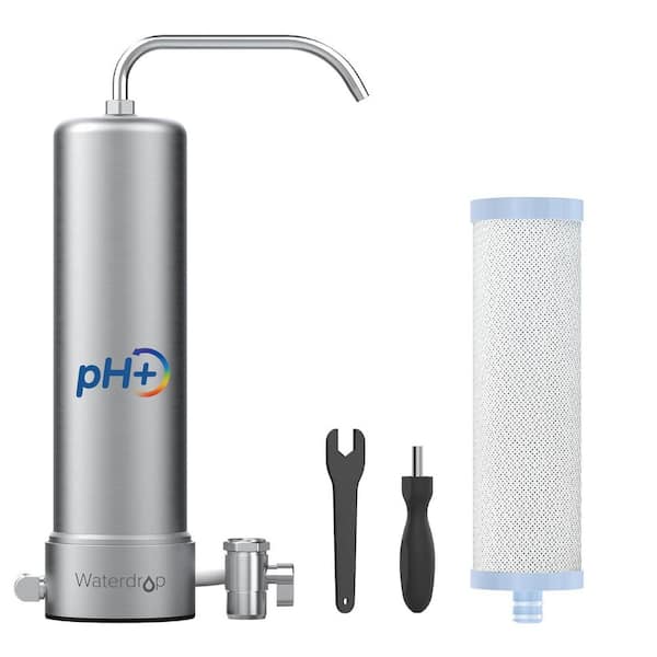 Alkaline Countertop Water Filter,NSF/ANSI42,372Certified,Reduces Heavy Metals and 99% Chlorine,Extra CFF-02 Water Filter