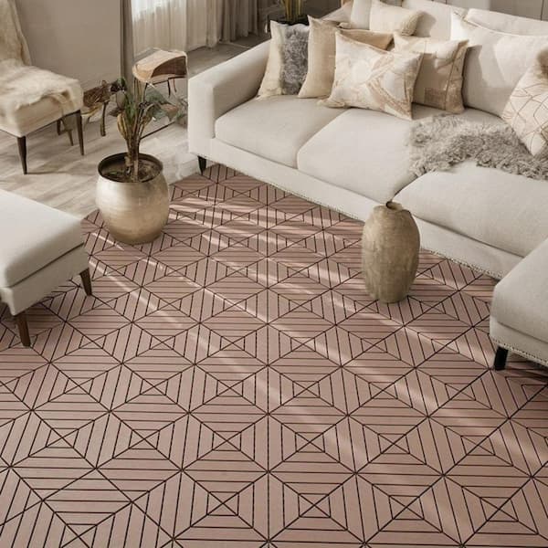 Tidoin Outdoor 1 ft. x 1 ft. Composite Interlocking Tile Deck Tile in Brown(54 Per Box)