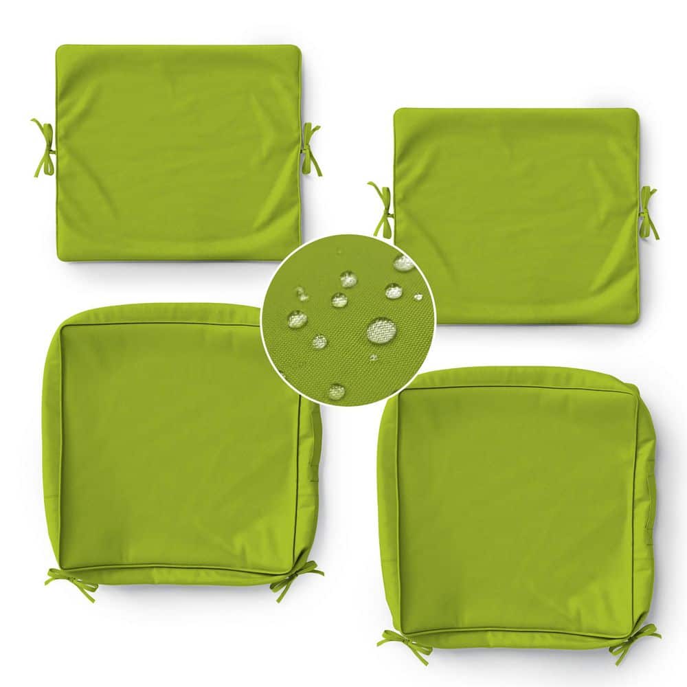 22 in. x 22 in. Slipcover Replacement Outdoor Waterproof Seat and Back Cover Set for Chair and Sofa Grass (2-Pack) price history on PriceWatchPro