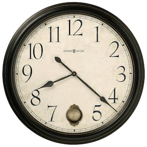 Glenwood Falls Black Wall Clock