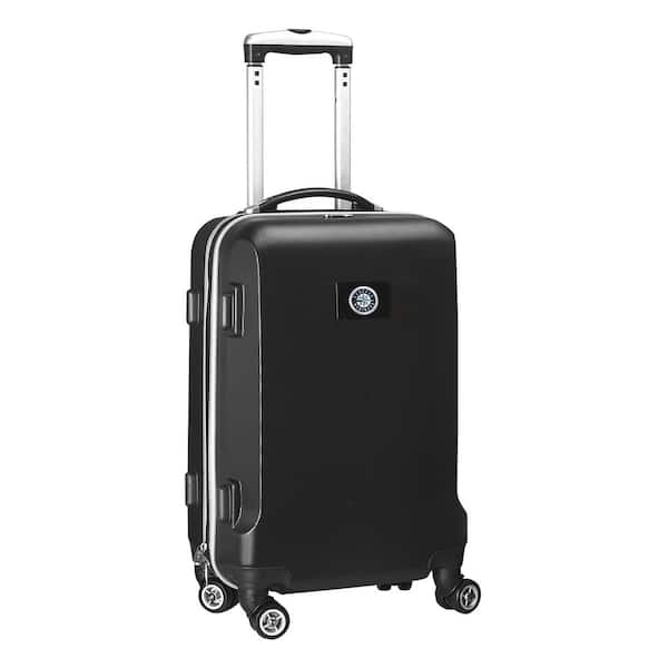 Denco MLB Seattle Mariners Black 21 in. Carry-On Hardcase Spinner Suitcase