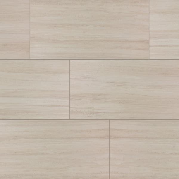 Daltile Articulo Editorial White 18 in. x 36 in. Glazed Porcelain Floor Tile (13.59 sq. ft./case)