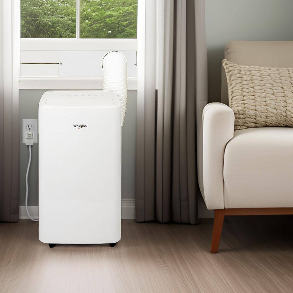 Whirlpool 12,000 BTU White Portable Air Conditioner with Remote