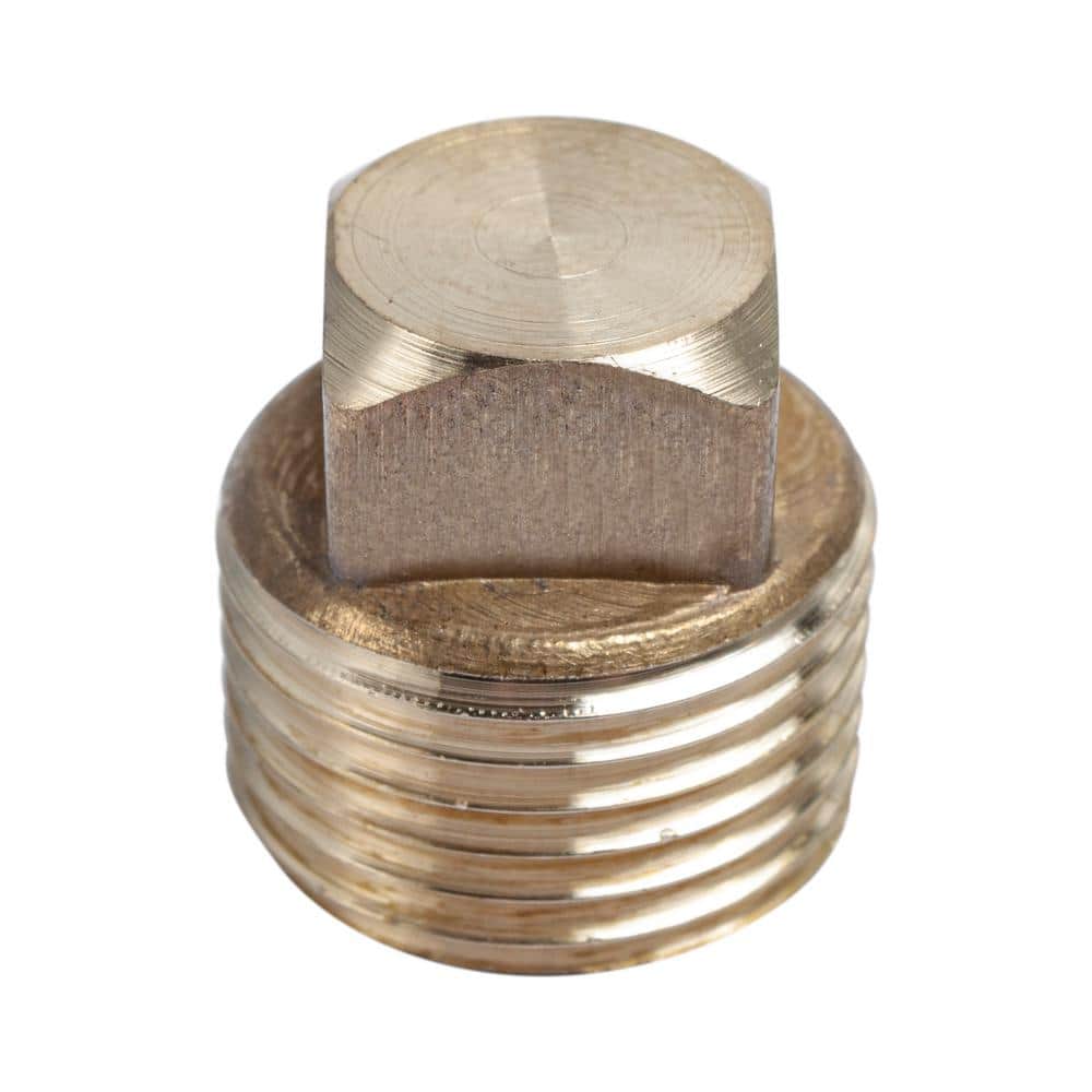 1/2 in. MIP Brass Pipe Square Head Plug Fitting (10-Pack) price history on PriceWatchPro