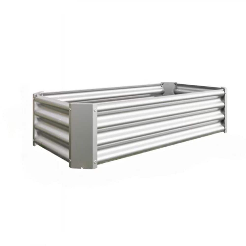 47.24 in. x 24 in. x 11.9 in. Metal Raised Garden Bed for Flowers Plants and Vegetables in Green price history on PriceWatchPro