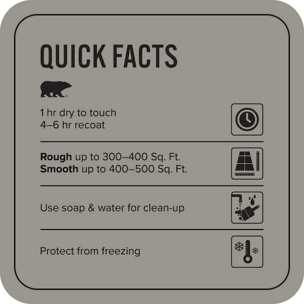 BEHR PREMIUM - 1 gal. #N360-4 Battleship Gray Self-Priming 1-Part Epoxy Satin Interior/Exterior Concrete and Garage Floor Paint