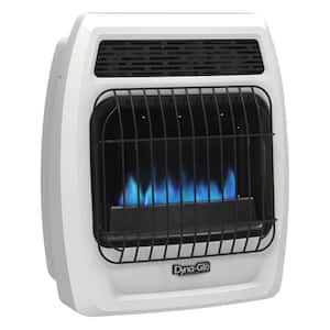 10,000 BTU Blue Flame Vent Free Natural Gas Thermostatic Wall Heater