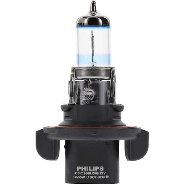 Philips NightGuide Platinum 9008 White Headlight/Fog Light (2-Pack)  9008NGPS2 - The Home Depot