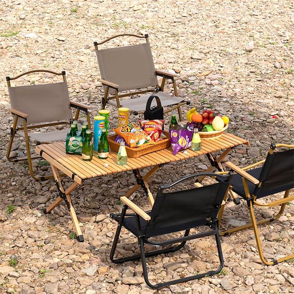Outdoor Portable Fishing Chair Camping Foldable Patio Furniture