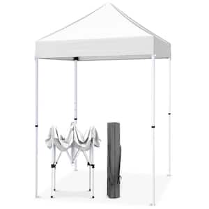 5 ft. x 5 ft. Pop Up Canopy Tent Instant Outdoor Canopy , White