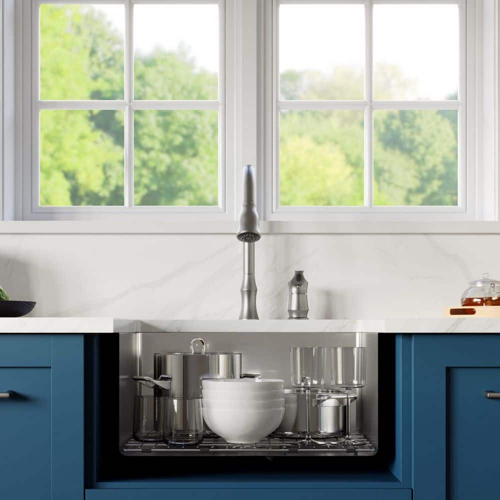 Elite 23" Stainless Steel Single Bowl Undermount Kitchen Sink