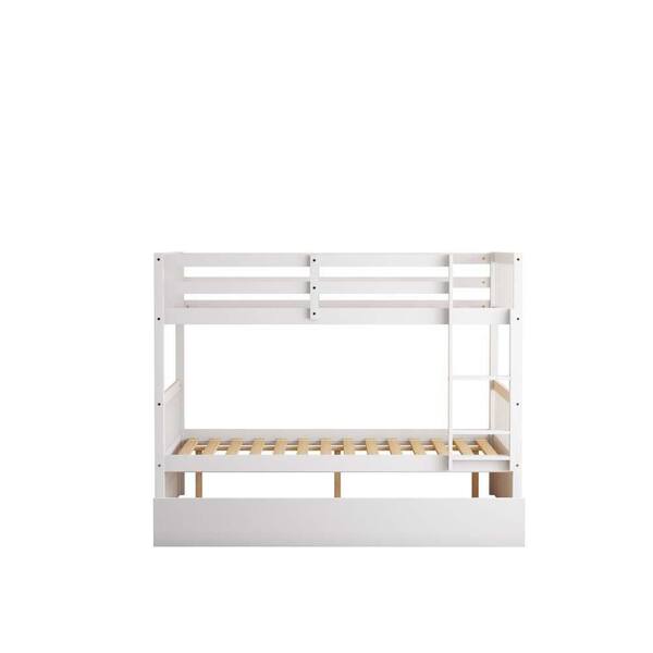 Unbranded White Full Over Full Bunk Bed
