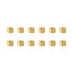 Cube Mighties Magnets, Golden (12-Pack)