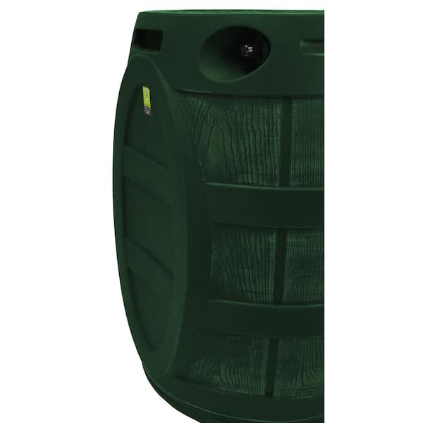 Winado 50 Gal. Green Rainwater Barrel 322870697334 - The Home Depot