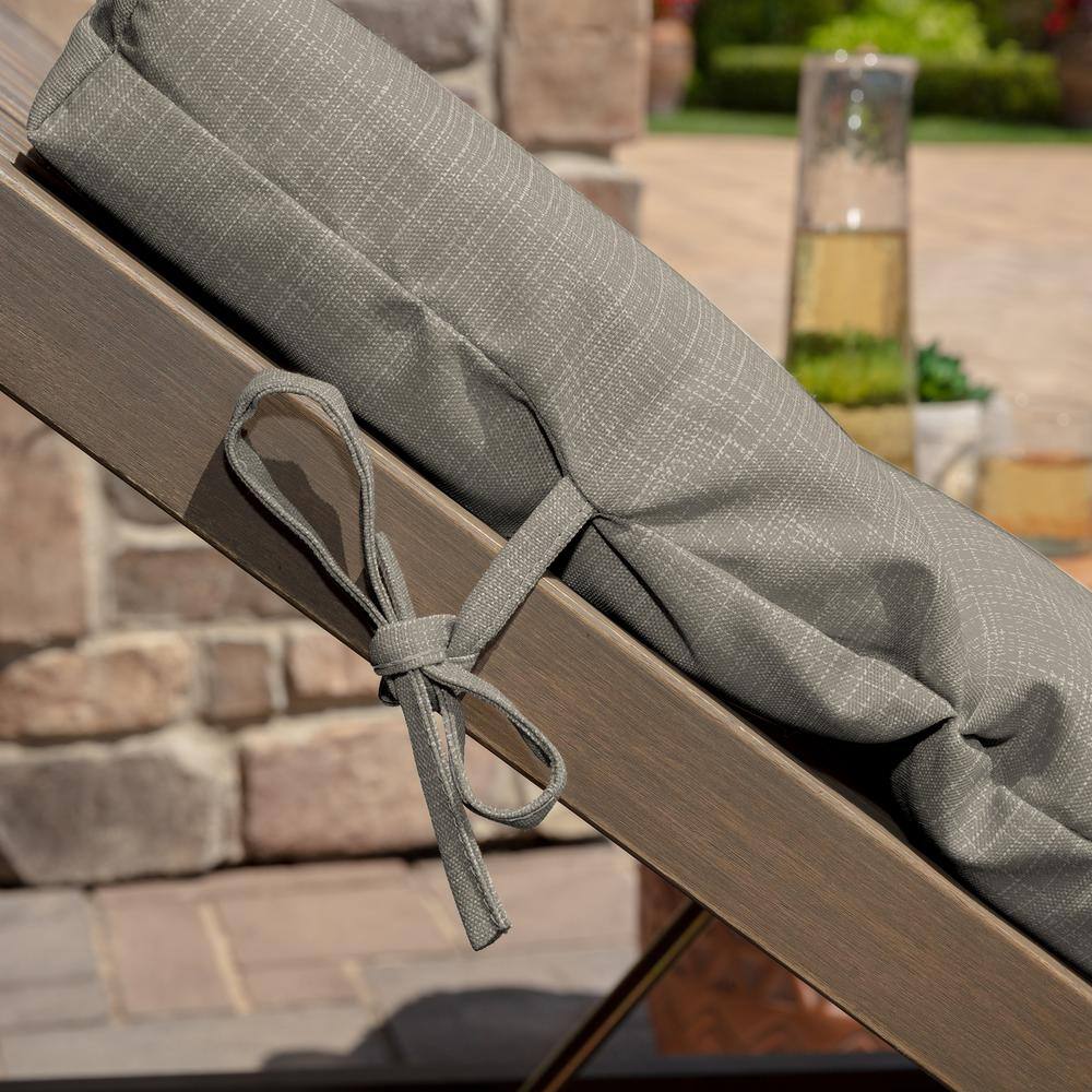 Sandbar Taupe Texture Outdoor Chaise Lounge Cushion, 72 x 21, Bamboo Viscose and Polyester
