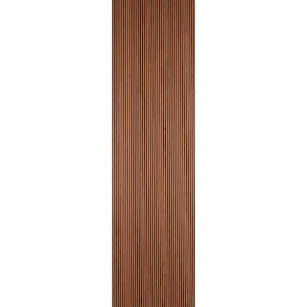 FROM PLAIN TO BEAUTIFUL IN HOURS Rounded Mini Slats 1/4 in. x 1 ft. x 7 ...