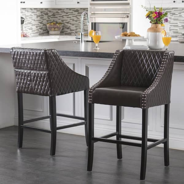 Quilted counter stool new arrivals