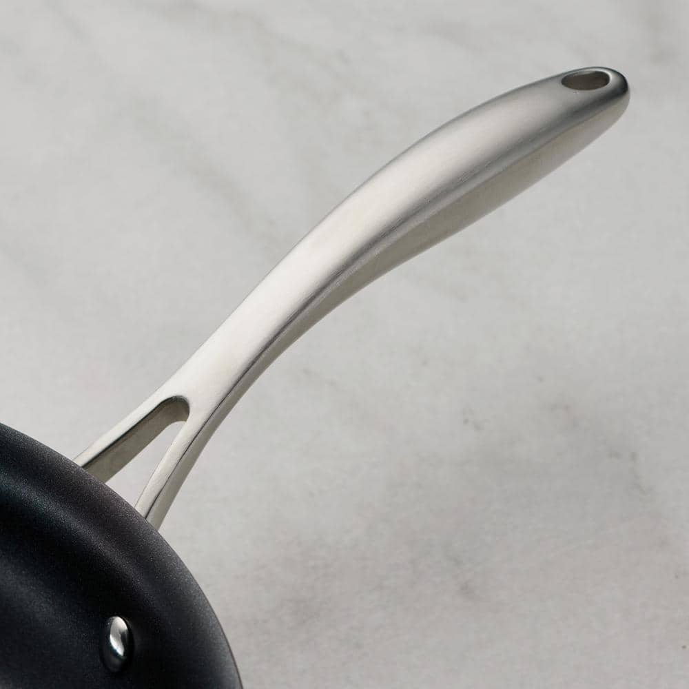 8-Inch Hard Anodized Nonstick Aluminum Fry Pan with Stainless Steel Handle