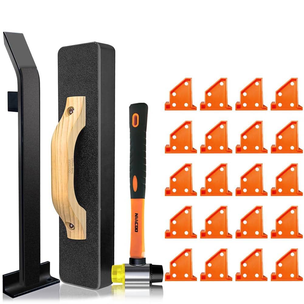 Laminate Flooring Tools, Flooring Installation Kit with Heavy Tapping Block