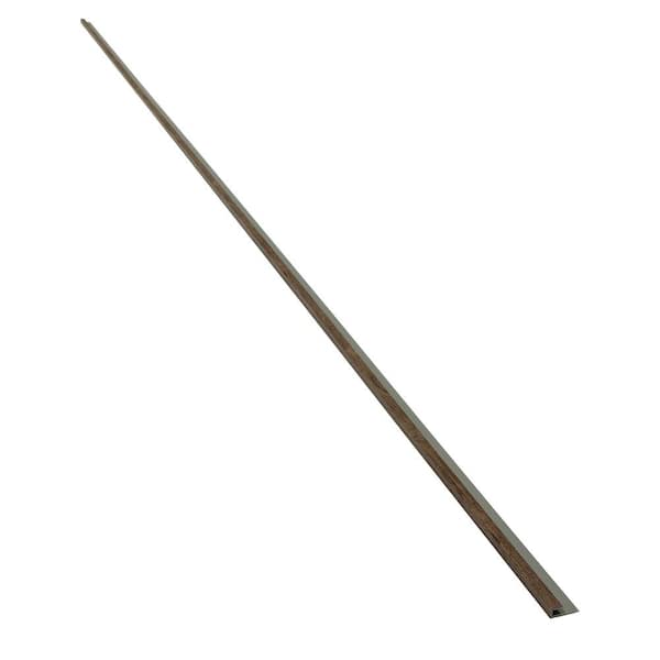 PALISADE Oak Mocha 94 in. Vinyl Backsplash Accessory J Trim 5 Pack