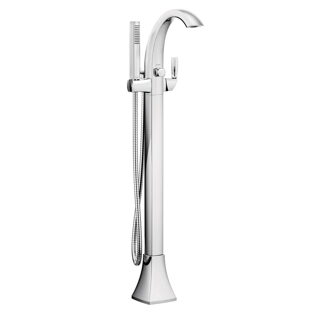 MOEN Voss SingleHandle Floor Mount Roman Tub Faucet Tub Filler in