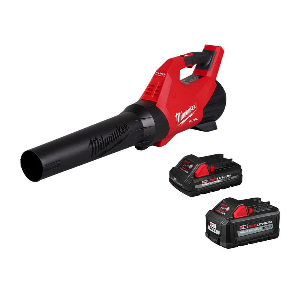 MILWAUKEE M18 FUEL 120 MPH 500 CFM 18V Lithium-Ion Brushless Cordless Handheld Blower (Tool-Only) w/ M18 Starter Kit (3017-20-48)