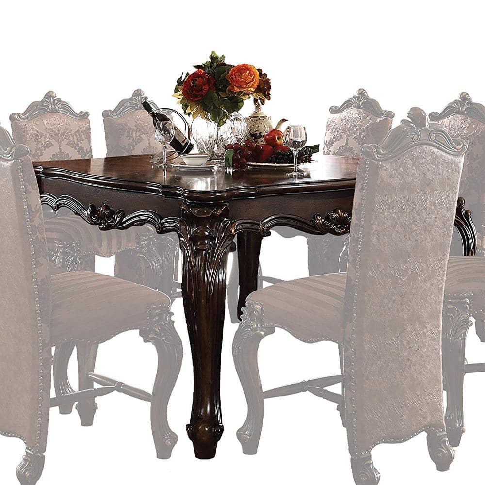 Versailles Cherry Oak Extendable Counter Height Dining Table
