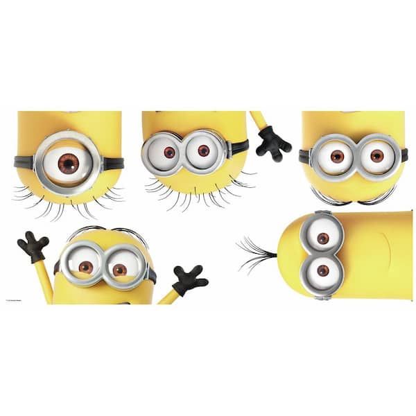 THE MINIONS ORIGINAL DESPICABLE ME PIXAR LOT OF STICKER WALL DECAL 