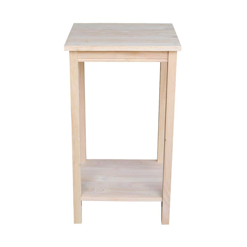 International Concepts Portman Unfinished End Table OT42 The Home Depot