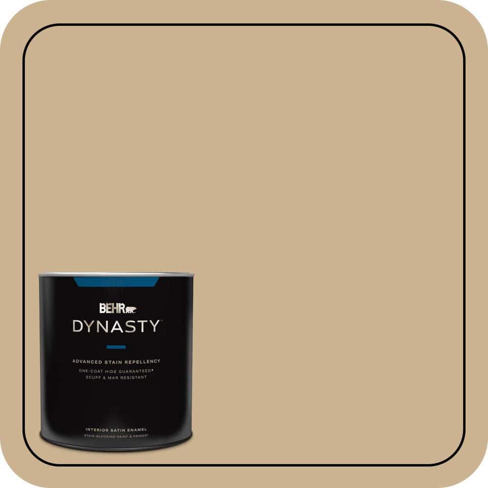 1 qt. #PWL-84 Tropical Tan Satin Enamel Interior Stain-Blocking Paint and Primer price history on PriceWatchPro