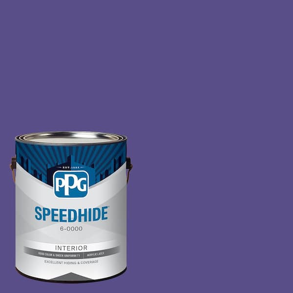 SPEEDHIDE 1 gal. PPG1247-7 Eggplant Ultra Flat Interior Paint