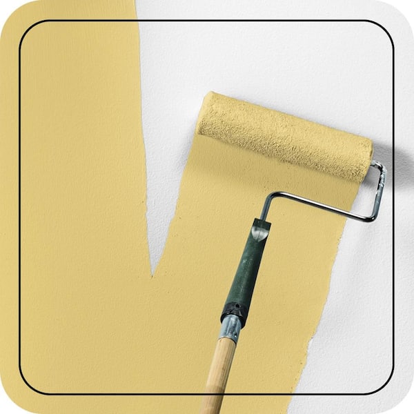 BEHR DYNASTY 1 qt. #380D-4 Feather Gold Eggshell Enamel Interior