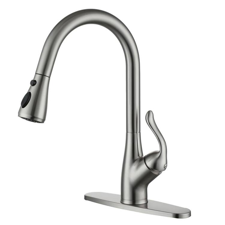 Glacier Bay Eagleton SingleHandle PullDown Sprayer Kitchen Faucet