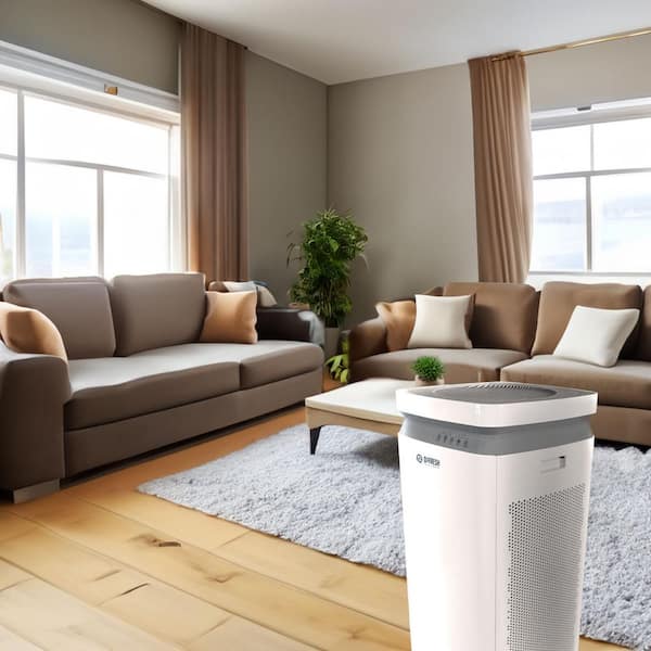 Air Purifier for Large Room with Air Quality Auto Sensor HEPA Air Cleaner Filter  Odor Eliminator with Night Light - AliExpress