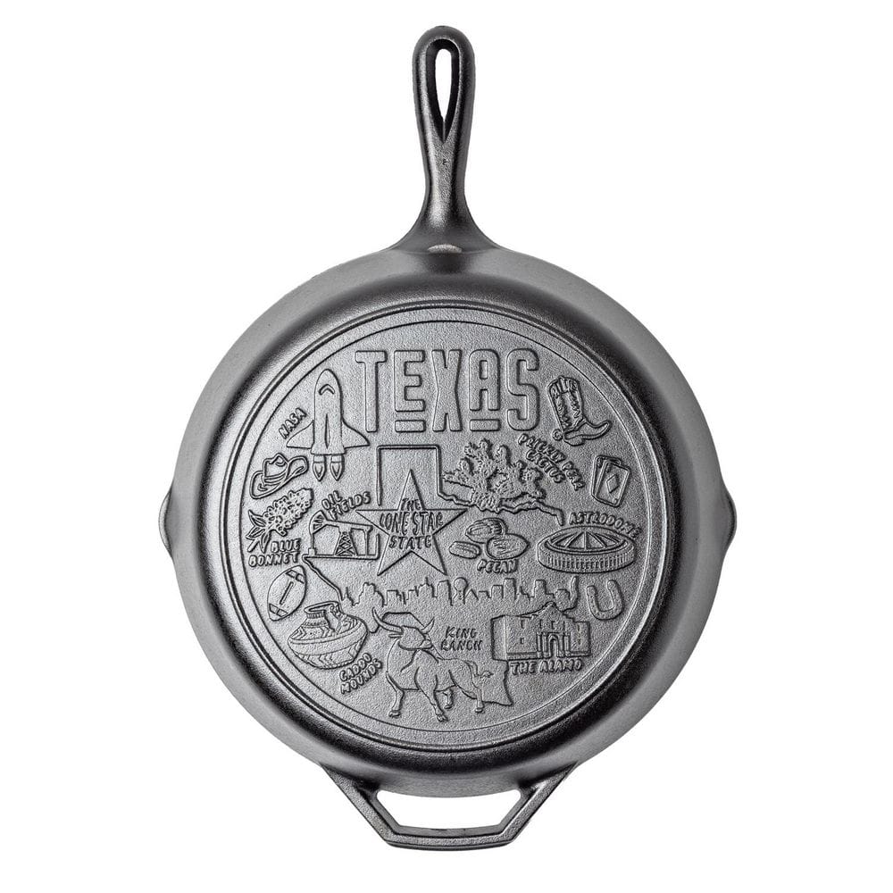12 in. Cast Iron Skillet -Texas Road Trip