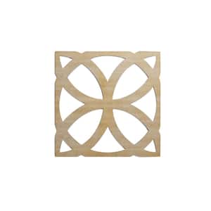 15-3/8 in. x 15-3/8 in. x 1/4 in. Birch Medium Daventry Decorative Fretwork Wood Wall Panels (10-Pack)