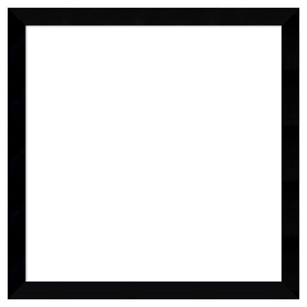 Black Museum 27 in. x 27 in. Wood Framed Dry Erase Magnetic Memo Board