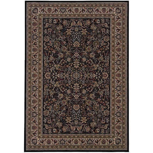 Home Decorators Collection Westminster Black 4 ft. x 6 ft. Area Rug