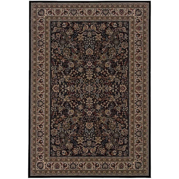 Westminster Black 4 ft. x 6 ft. Area Rug