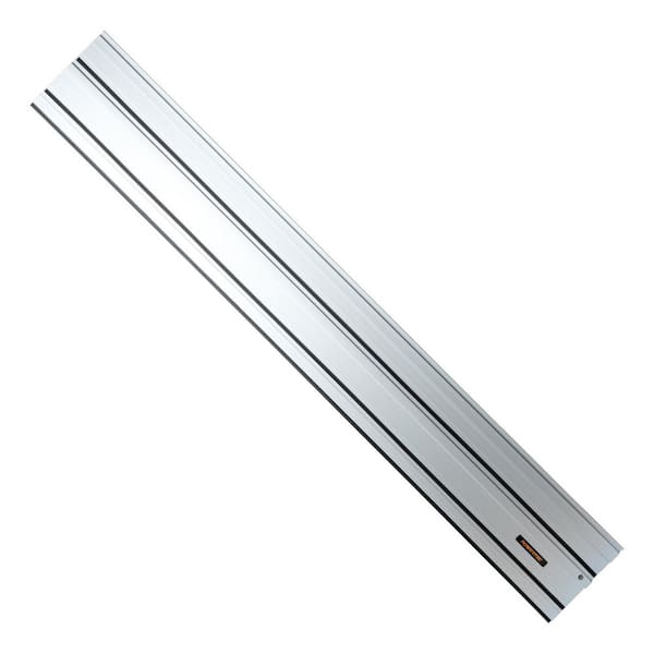 55 in. Extruded Aluminum Track Saw Guide Rail for Ridgid Track Saws Perfect for Repeatable Rip Cuts and Crosscuts