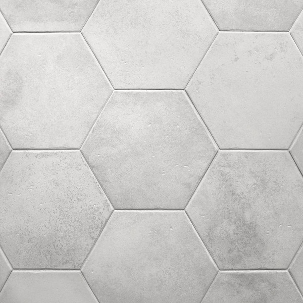 Ivy Hill Tile Hayes Blanco 4 in. x 0.31 in. Matte Porcelain Floor 